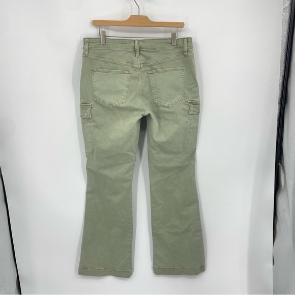 Joe’s Jeans the Frankie Cargo bootcut mid-rise jeans in uniform green, size 30 - Picture 5 of 11